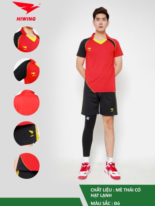 Áo bóng chuyền Nam Hiwing H6 màu Đỏ