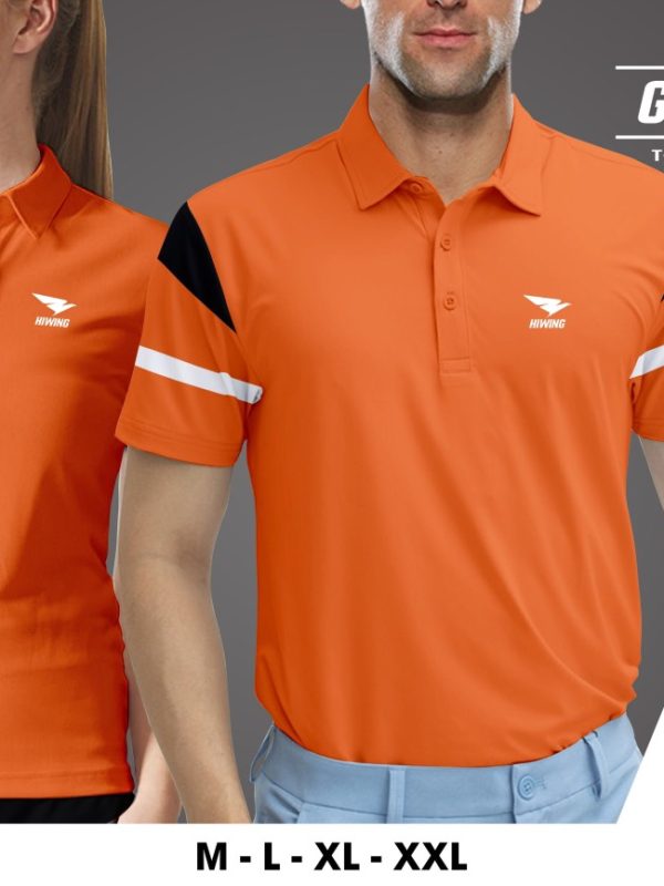 Áo thể thao Polo Nam Hiwing Lux 2 màu Cam