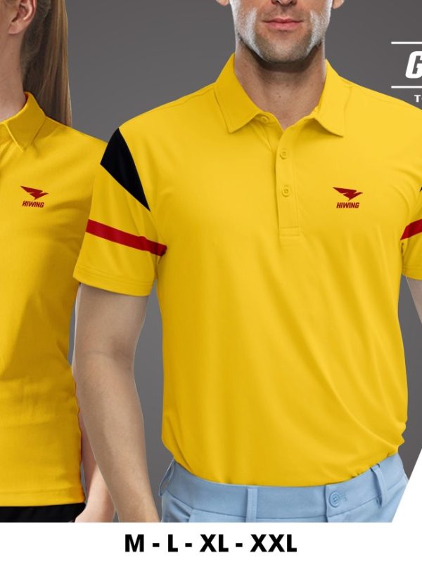 Áo thể thao Polo Nam Hiwing Lux 2 màu Vàng