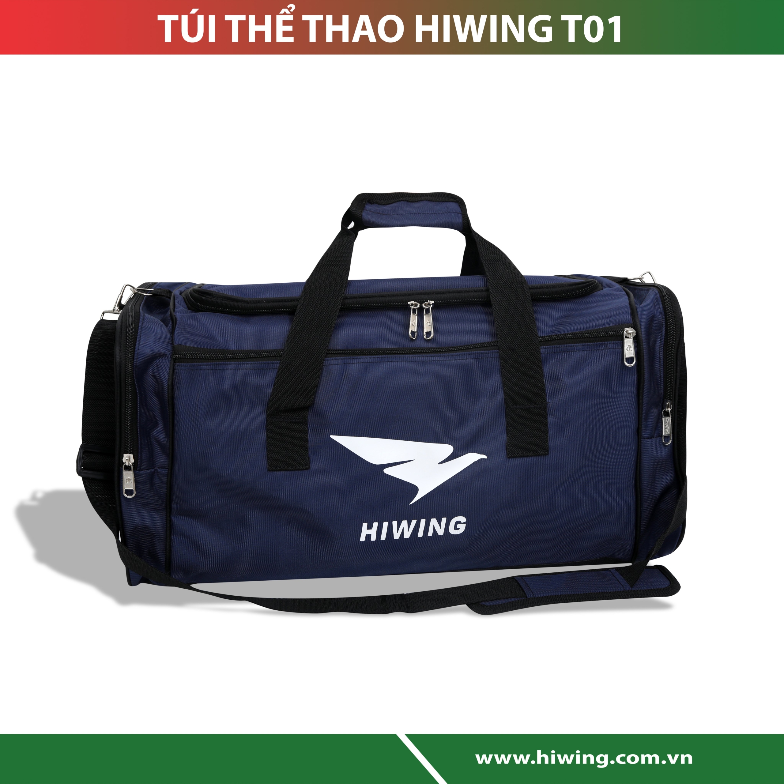 Túi thể thao Hiwing T01 màu Xanh Than