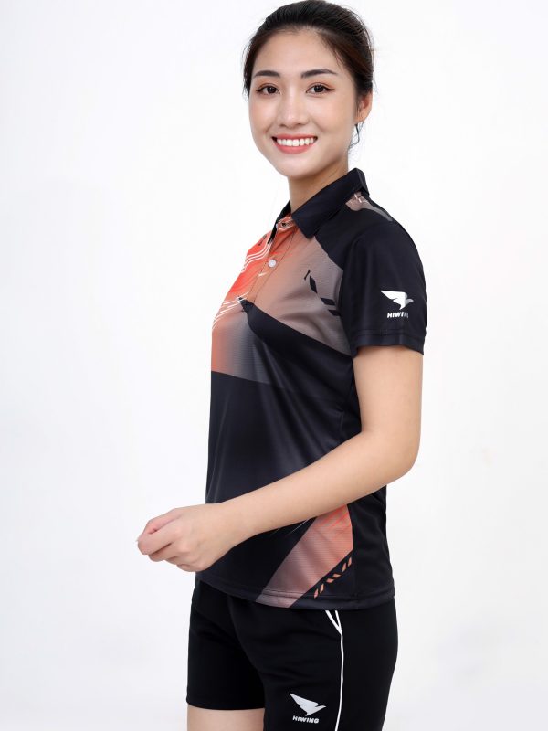 Áo bóng chuyền, cầu lông Hiwing W4 Nữ màu Đen