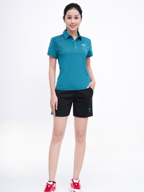 Áo thể thao Polo Nữ Hiwing Lux 3 màu Xanh Lý