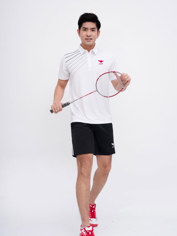 Áo thể thao Polo Nam Hiwing Lux 3 màu Trắng