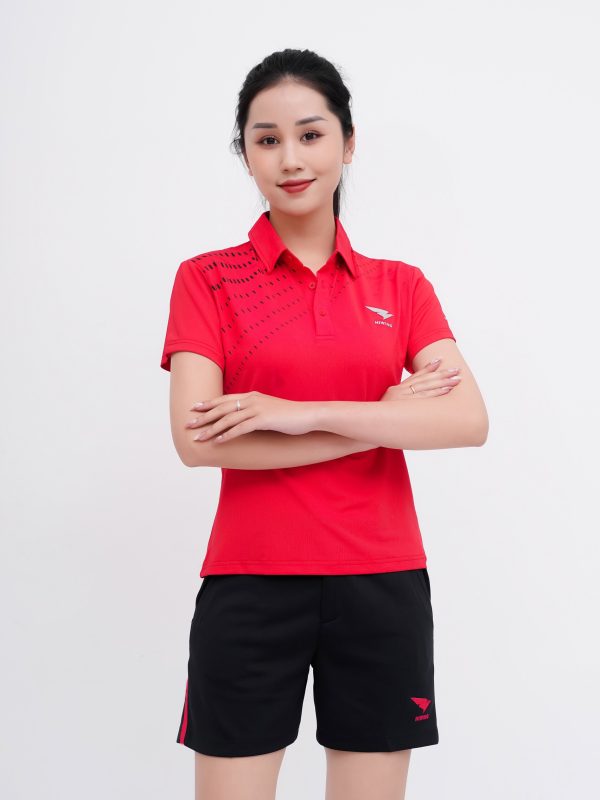 Alternative view of Áo thể thao Polo Nữ Hiwing Lux 3 màu Đỏ