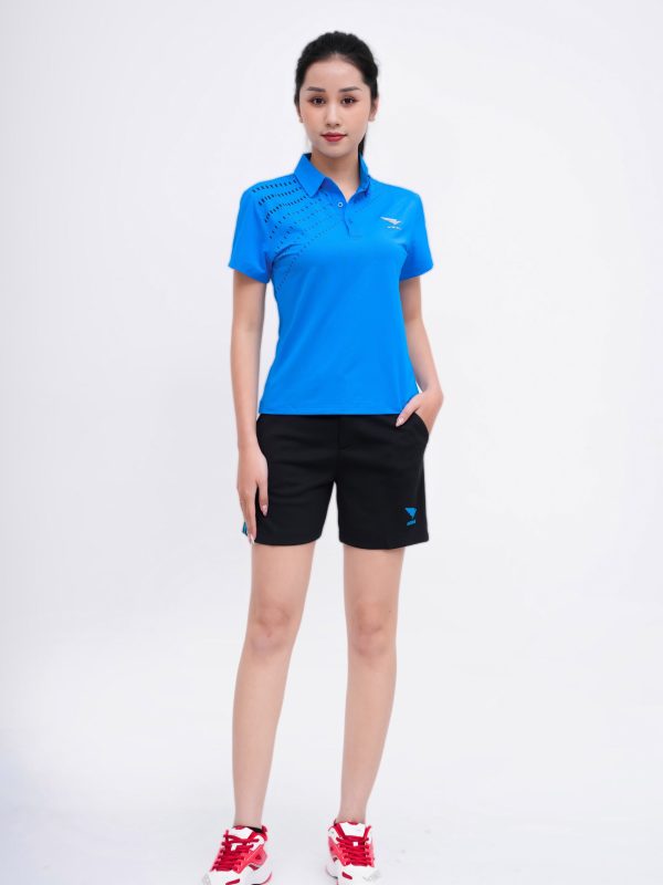 Alternative view of Áo thể thao Polo Nữ Hiwing Lux 3 màu Xanh Dương