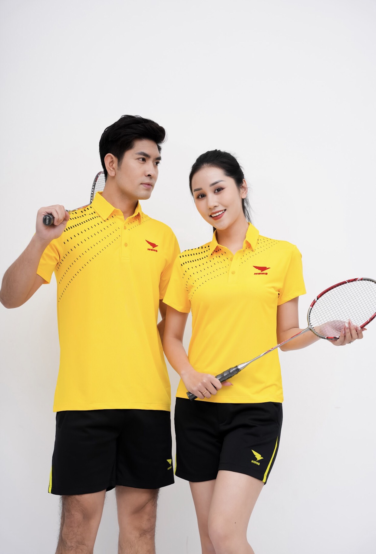 Áo thể thao Polo Nam Hiwing Lux 3 màu Vàng