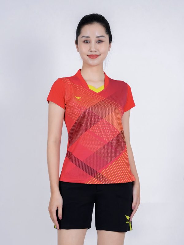 Áo bóng chuyền, cầu lông Nữ Hiwing HA2 màu Đỏ