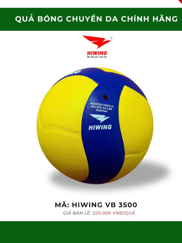 Alternative view of Quả bóng chuyền da HIWING VB 3500