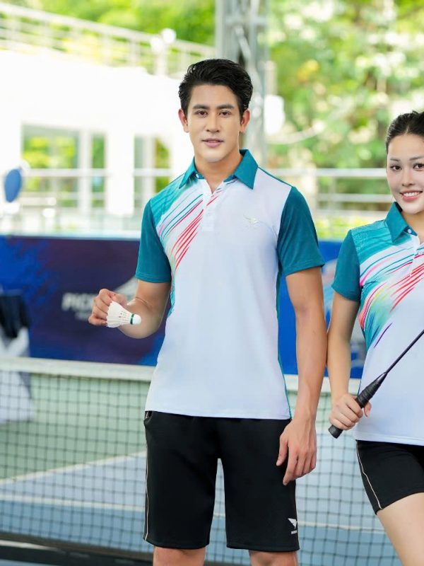 Alternative view of Áo bóng chuyền cầu lông pickleball nữ HIWING LUX 4 màu xanh lỳ