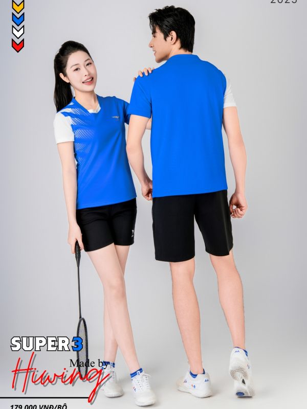 Alternative view of Áo Bóng Chuyền Pickleball Cầu Lông Hiwing Super 3 Nữ Màu Xanh New 2025