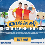 Hiwing Ra Mắt Bộ Sưu Tập Mùa Hè Hiwing 2025 — W8, H14 & P3 | Áo Thể Thao Thoáng Mát