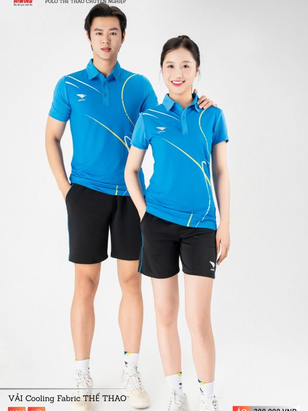 Alternative view of Áo Pickleball, Áo Bóng Chuyền Cầu Lông Hiwing A3 Nam – Màu Xanh