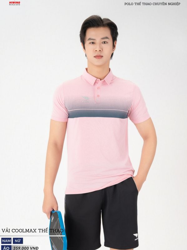 Áo Polo Thể Thao Golf , Pickleball Cao Cấp Hiwing G2 Nam Màu Hồng Phấn