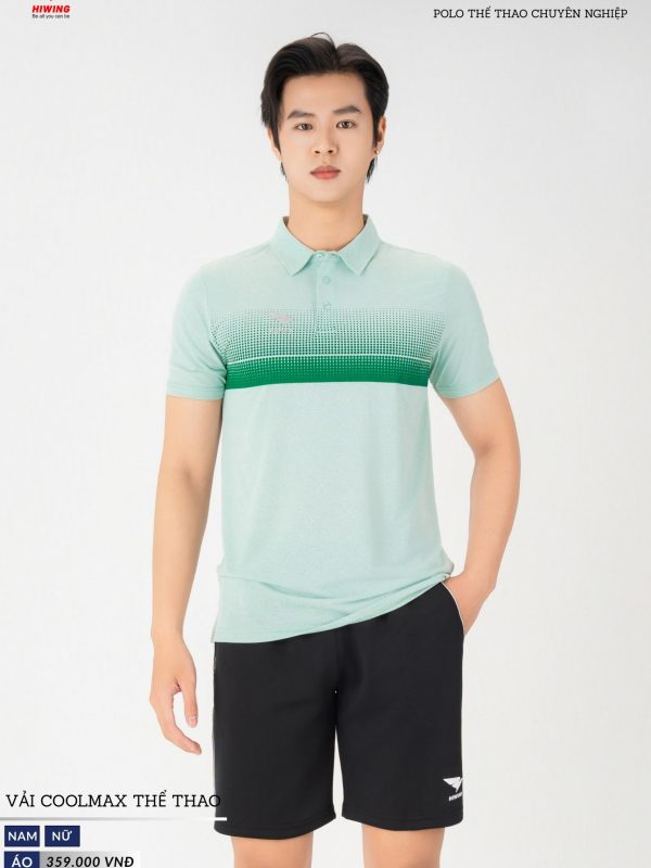 Áo Polo Thể Thao Golf , Pickleball Cao Cấp Hiwing G2 Nam Màu Xanh Mint