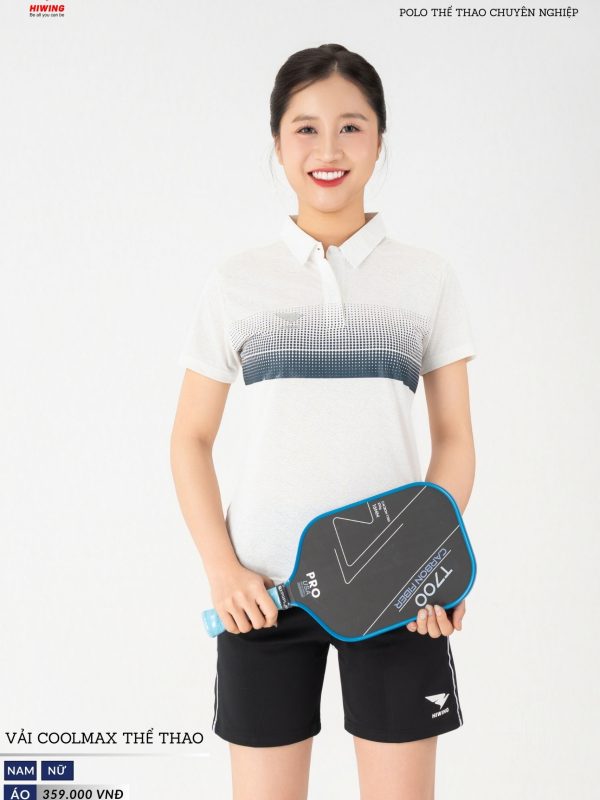 Áo Polo Thể Thao Golf , Pickleball Cao Cấp Hiwing G2 Nữ Màu Trắng