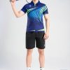 Áo Cầu Lông Pickleball Bóng Chuyền Hiwing W9 Nam Màu Xanh Navy