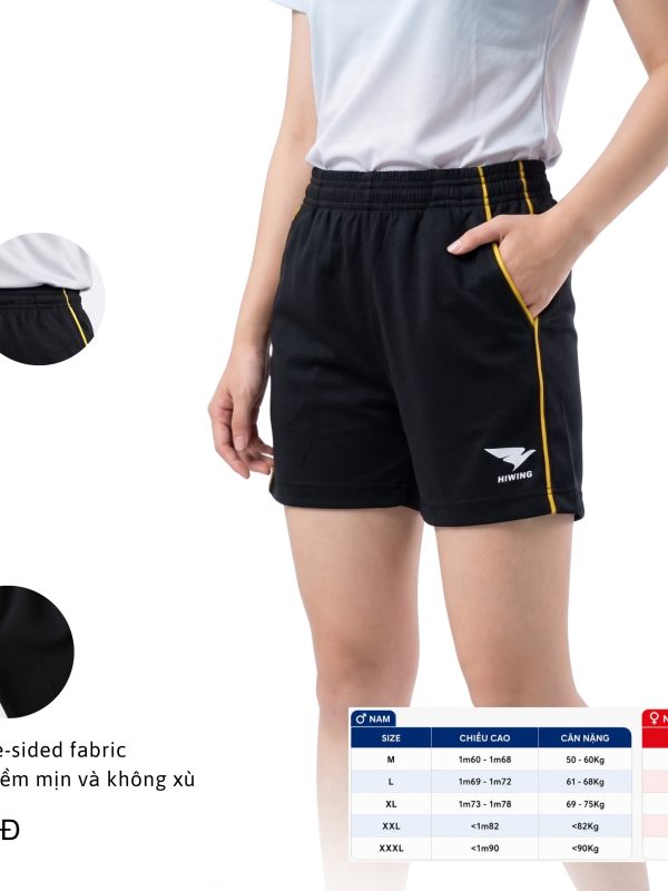 Quần Cầu Lông, Bóng Chuyền Hiwing LUX1 Nữ Màu Vàng