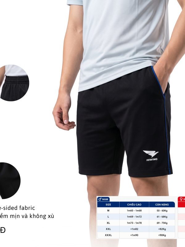 Quần Cầu Lông, Bóng Chuyền Hiwing LUX1 Nam Màu Xanh