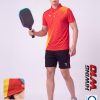 Áo Pickleball Cầu Lông Hiwing W10 Nam Màu Đỏ Chính Hãng (Vải DRY-EX) — Siêu Nhẹ, Thoáng Mát