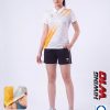 Áo Pickleball Cầu Lông Hiwing W10 Nữ Màu Trắng Chính Hãng (Vải DRY-EX) — Siêu Nhẹ, Thoáng Mát