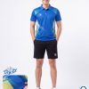 Áo Pickleball Cầu Lông Hiwing P5 Nam Màu Xanh Chính Hãng (Vải DRY-EX) — Siêu Nhẹ, Thoáng Mát
